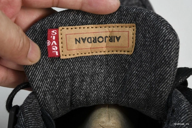 Black Levis  - Air 4 NRG AO2571-001 Jordan Retro Levis Denim 0825